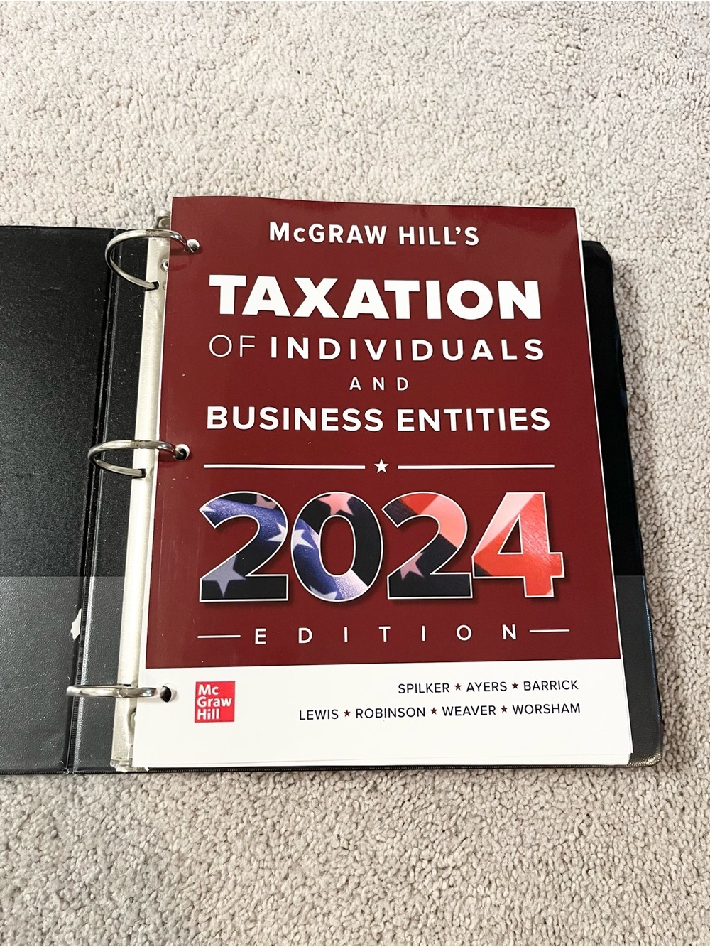 McGraw Hills Taxation of Individuals & Business Entities 2024 Edition Loose Leaf
